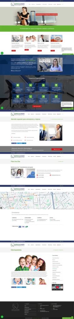 Pagina Web Especialidades Medicas