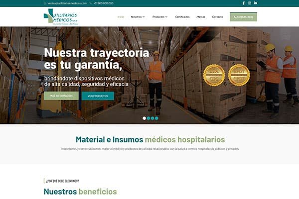 Página Web - Utilitarios Médicos
