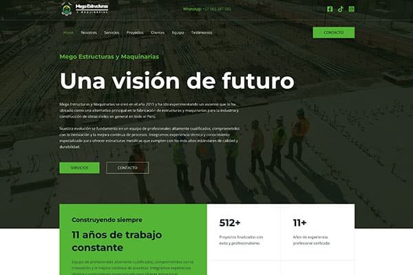 Página Web - Megoestructuras