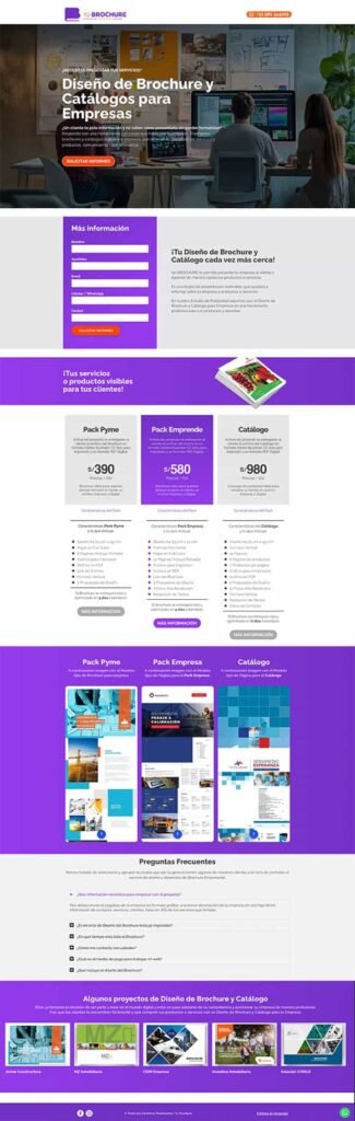 OnePage - Tu Brochure