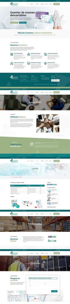 Pagina Web Utilitarios Medicos